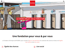 Tablet Screenshot of fondation-batigere.fr
